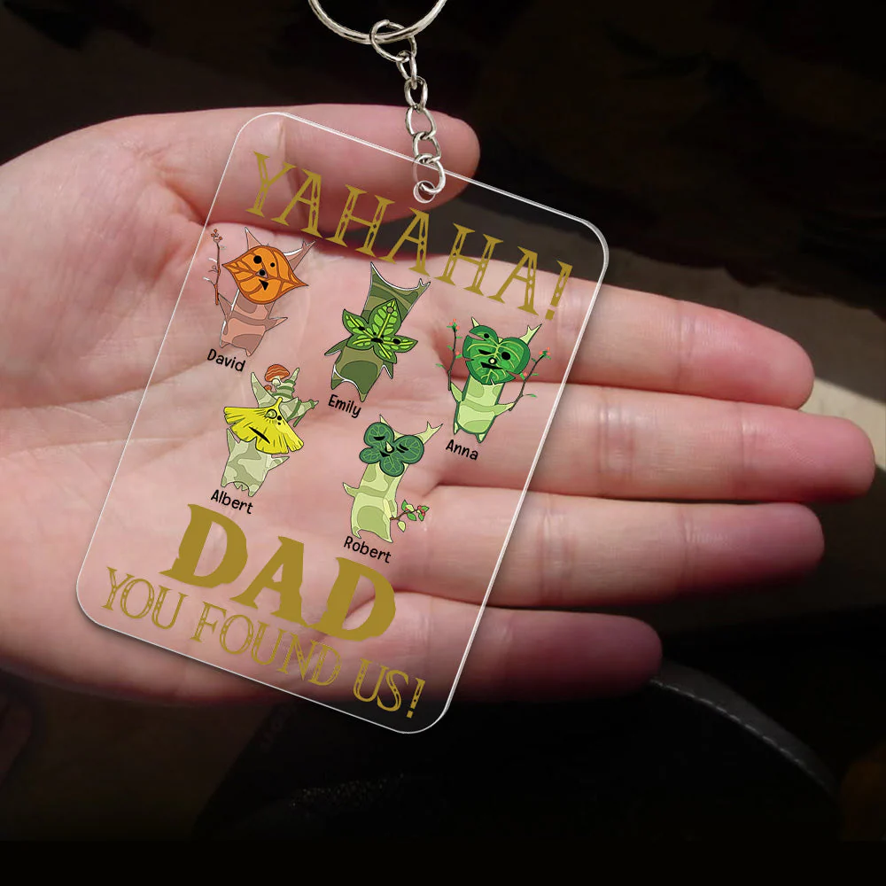 Zelda Yahaha You Found Us - Personalized Acrylic Keychain - Gift For Dad, Fathers Day NA94 - Image 3